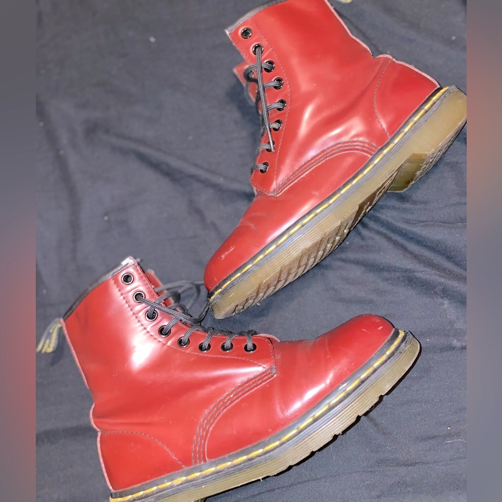 1460 SMOOTH LEATHER LACE UP BOOTS UNISEX